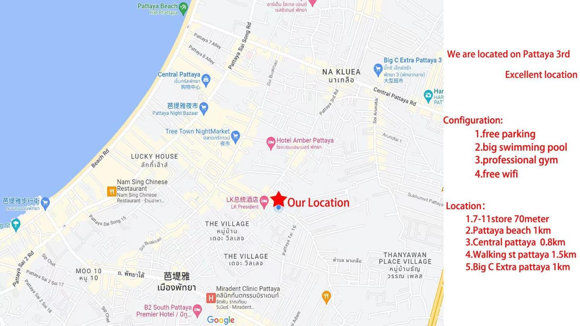 City Center Residence Kr Pattaya Bagian luar foto